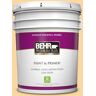 BEHR PREMIUM PLUS 5 gal. #QE-19 September Sun Eggshell Enamel Low Odor Interior Paint & Primer