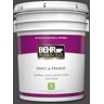 BEHR PREMIUM PLUS 5 gal. #N530-7 Private Black Eggshell Enamel Low Odor Interior Paint & Primer