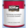 BEHR PREMIUM PLUS 1 gal. #P530-2 Promise Keeping Hi-Gloss Enamel Interior/Exterior Paint