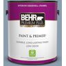 BEHR PREMIUM PLUS 1 gal. #BNC-08 Sonata Blue Eggshell Enamel Low Odor Interior Paint & Primer