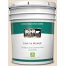 BEHR PREMIUM PLUS 5 gal. #N260-1 Vanilla Mocha Semi-Gloss Enamel Low Odor Interior Paint & Primer