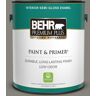 BEHR PREMIUM PLUS 1 gal. #PPU8-22 Pier Semi-Gloss Enamel Low Odor Interior Paint & Primer