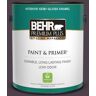 BEHR PREMIUM PLUS 1 gal. #T13-10 Plum Orbit Semi-Gloss Enamel Low Odor Interior Paint & Primer