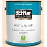 BEHR PREMIUM PLUS 1 gal. #310C-1 Kansas Grain Satin Enamel Low Odor Interior Paint & Primer