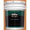 BEHR PREMIUM PLUS 5 gal. #T17-19 Fired Up Semi-Gloss Enamel Exterior Paint & Primer