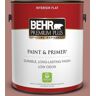 BEHR PREMIUM PLUS 1 gal. #S170-5 Smoke Bush Rose Flat Low Odor Interior Paint & Primer