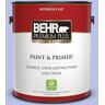 BEHR PREMIUM PLUS 1 gal. #P540-3 Canterbury Bells Flat Low Odor Interior Paint & Primer