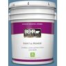 BEHR PREMIUM PLUS 5 gal. #BIC-38 Honest Blue Eggshell Enamel Low Odor Interior Paint & Primer