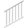 SIXTH AVENUE BUILDING PRODUCTS SUPPLYING THE WORLD Premium Exterior 6 ft. x 3 ft. White Vinyl Stair Rail Kit