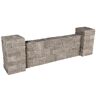 Pavestone RumbleStone 26 in. x 87.5 in. x 21 in. Column/Wall Kit in Greystone