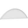 Ekena Millwork 2 in. x 72 in. x 19 in. Segment Arch Smooth Architectural Grade PVC Pediment Moulding