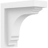 Ekena Millwork 5 in. 12 in. 12 in. Standard Warren Unfinished Architectural Grade PVC Bracket