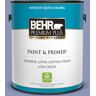 BEHR PREMIUM PLUS 1 gal. #BIC-20 Lively Lilac Satin Enamel Low Odor Interior Paint & Primer