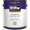 BEHR PREMIUM PLUS 1 gal. #HDC-NT-03 Chenille Spread Ceiling Flat Interior Paint