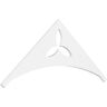 Ekena Millwork Pitch Naple 1 in. x 60 in. x 27.5 in. (10/12) Architectural Grade PVC Gable Pediment Moulding