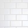 Daltile Restore Bright White 3 in. x 6 in. Ceramic Modular Wall Tile (375 sq. ft. / pallet)