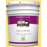 BEHR PREMIUM PLUS 5 gal. #370B-4 June Day Eggshell Enamel Low Odor Interior Paint & Primer