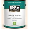 BEHR PREMIUM PLUS 1 gal. #BWC-14 Silk Lining Semi-Gloss Enamel Low Odor Interior Paint & Primer