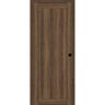 Belldinni Shaker 18 in. x 84 in. 1 Panel Left-Hand Pecan Nutwood Wood Composite DIY-Friendly Single Prehung Interior Door
