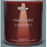 BEHR MARQUEE 1 Qt. #N470-5 Norwegian Blue One-Coat Hide Matte Interior Paint & Primer