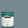 BEHR PREMIUM PLUS 1 gal. #N470-5 Norwegian Blue Semi-Gloss Enamel Low Odor Interior Paint & Primer