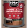 BEHR PREMIUM 1 gal. #N190-5 Frontier Brown Self-Priming 1-Part Epoxy Satin Interior/Exterior Concrete and Garage Floor Paint