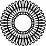 Ekena Millwork 20 in. O.D. x 7-1/2 in. I.D. x 1/2 in. P Cornelius Architectural Grade PVC Peirced Ceiling Medallion