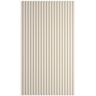 Wellco 39 in. W. x 78 in. Vinyl Cream-Colored Accordion Door Curtains Dry and Wet Separation for Bath No Rod