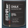 BEHR 1 qt. #HDC-CL-28 Nocturne Blue Interior Chalk Finish Paint