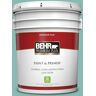 BEHR PREMIUM PLUS 5 gal. #T14-1 Ocean Liner Flat Low Odor Interior Paint & Primer