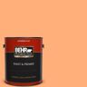 BEHR PREMIUM PLUS 1 gal. #260B-5 Cantaloupe Slice Flat Exterior Paint & Primer