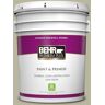 BEHR PREMIUM PLUS 5 gal. #QE-34 Court Green Eggshell Enamel Low Odor Interior Paint & Primer