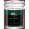 BEHR PREMIUM PLUS 5 gal. #ICC-82 Library Red Semi-Gloss Enamel Exterior Paint & Primer