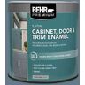 BEHR PREMIUM 1 qt. #MS-74 Logan Lake Satin Enamel Interior/Exterior Cabinet, Door & Trim Paint