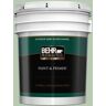 BEHR PREMIUM PLUS 5 gal. #S400-3 Healing Aloe Semi-Gloss Enamel Exterior Paint & Primer