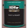 BEHR PREMIUM PLUS 1 gal. #130F-5 Mushroom Basket Semi-Gloss Enamel Exterior Paint & Primer