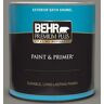 BEHR PREMIUM PLUS 1 qt. #PPU8-22 Pier Satin Enamel Exterior Paint & Primer