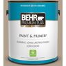 BEHR PREMIUM PLUS 1 gal. #PWL-85 Stepping Stones Satin Enamel Low Odor Interior Paint & Primer