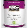 BEHR PREMIUM PLUS 1 gal. #N530-1 Pixel White Eggshell Enamel Low Odor Interior Paint & Primer