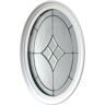 TAFCO WINDOWS 20 in. x 28.75 in. Geometric Vinyl Window - White