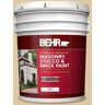 BEHR 5 gal. #PPU7-19 Crepe Flat Interior/Exterior Masonry, Stucco and Brick Paint