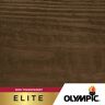 Olympic Elite 5 gal. ST-2010 Dark Bark Semi-Transparent Exterior Stain and Sealant in One Low VOC