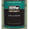 BEHR PREMIUM PLUS 1 gal. #ICC-76 Herbal Scent Semi-Gloss Enamel Exterior Paint & Primer