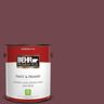 BEHR PREMIUM PLUS 1 gal. #PPF-50 Fired Brick Flat Low Odor Interior Paint & Primer