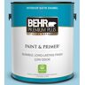 BEHR PREMIUM PLUS 1 gal. #540C-3 Sea Rover Satin Enamel Low Odor Interior Paint & Primer