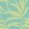 Tropical Palm Leaves Solid Lime Mint Peel and Stick Smooth Vinyl Wallpaper