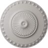 Ekena Millwork 23-1/2 in. x 3-1/4 in. Lyon Urethane Ceiling Medallion (Fits Canopies upto 3-5/8 in.), Ultra Pure White
