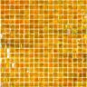 Apollo Tile Skosh 11.6 in. x 11.6 in. Glossy Gold Beige Glass Mosaic Wall and Floor Tile (18.69 sq. ft./case) (20-pack)