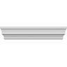 Ekena Millwork 5/8 in. x 147 in. x 11-7/8 in. Polyurethane Standard Crosshead Moulding