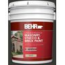 BEHR 5 gal. #T13-03 Black Lacquer Flat Interior/Exterior Masonry, Stucco and Brick Paint